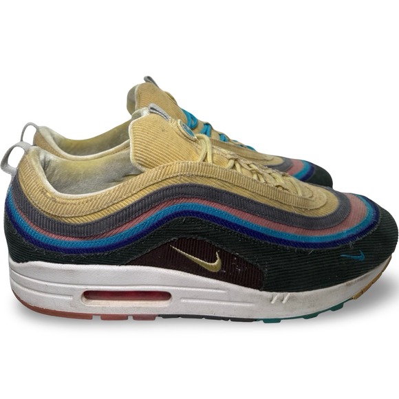 Nike Air Max 1/97 Sean Wotherspoon 2018 Corduroy AJ4219-400 Sz 15 Rare Authentic - Picture 5 of 12
